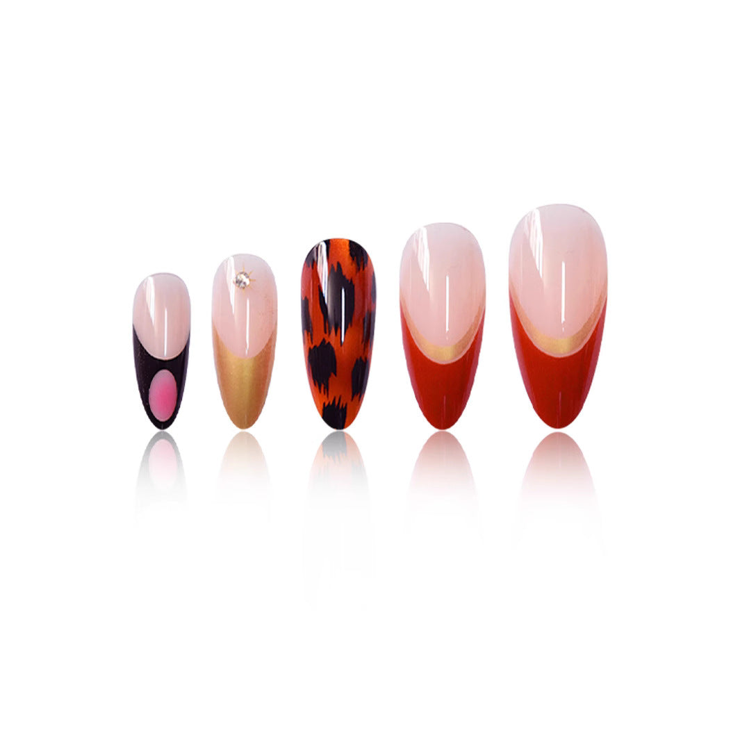 Artistic Stiletto Press-On Nail Designs Kalsten