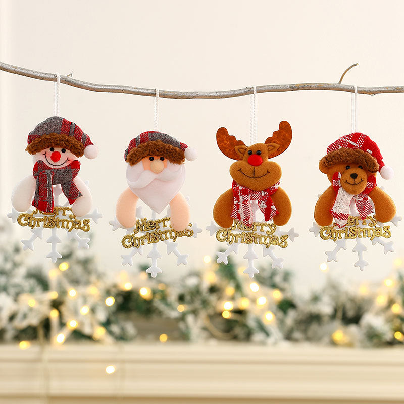 Plush Snowman Holiday Ornament Kalsten