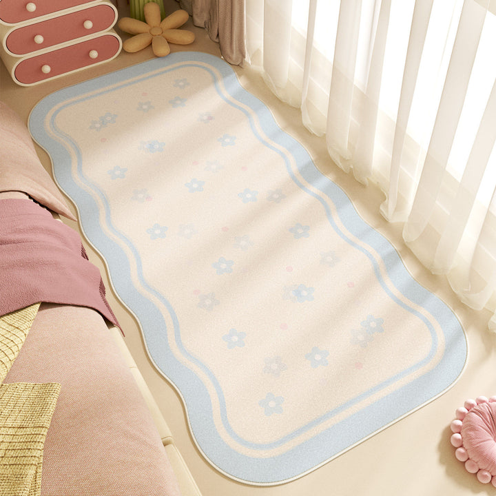 Playful Floral-Themed Area Mat