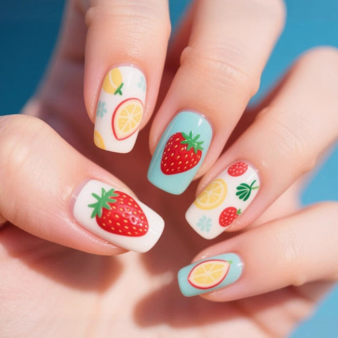 Artistic Fruit-Themed Nail Art Kalsten