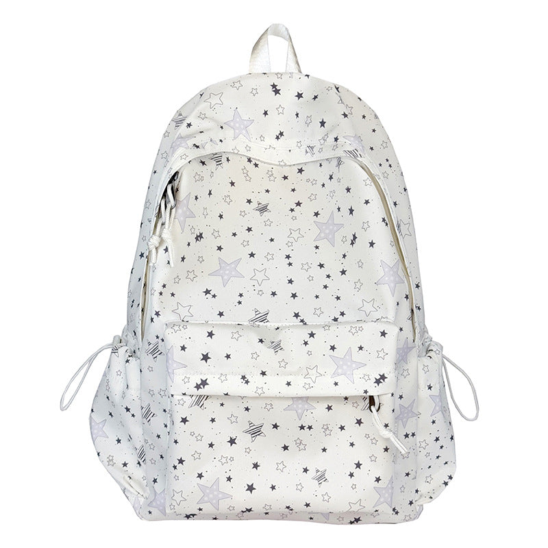 Backpack with Thoughtful Compartments and Trendy Star Motif Kalsten
