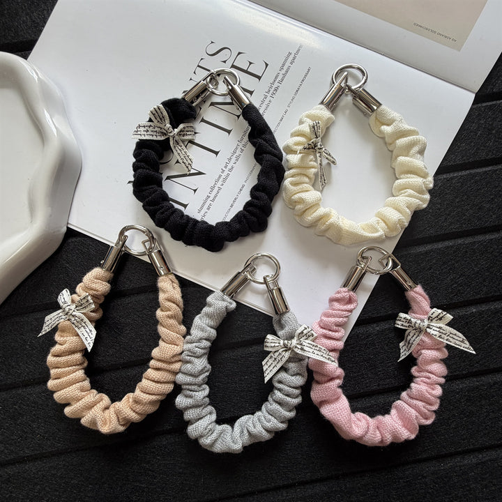 Decorative Scrunchie Keychain Holder Kalsten