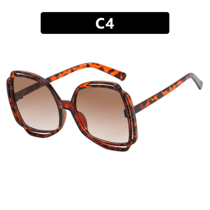 Women's oversized sunglasses in stylish retro design Kalsten