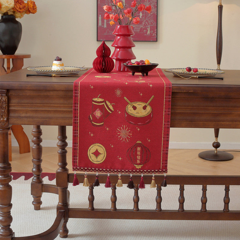 Decorative Floral Patterned Table Runner