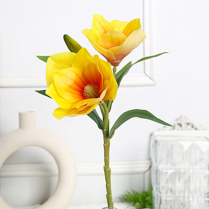 Elegant Magnolia Flower Arrangement for Home Decor