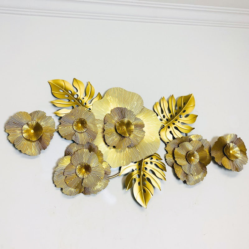 Floral Metal Wall Sculpture Kalsten