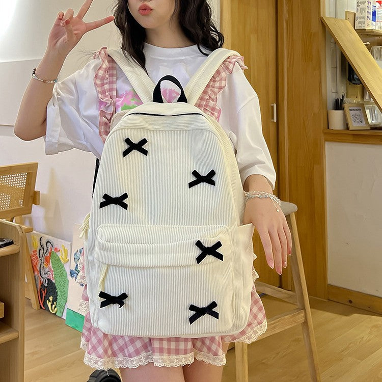 Backpack with Playful Ribbon Design Kalsten