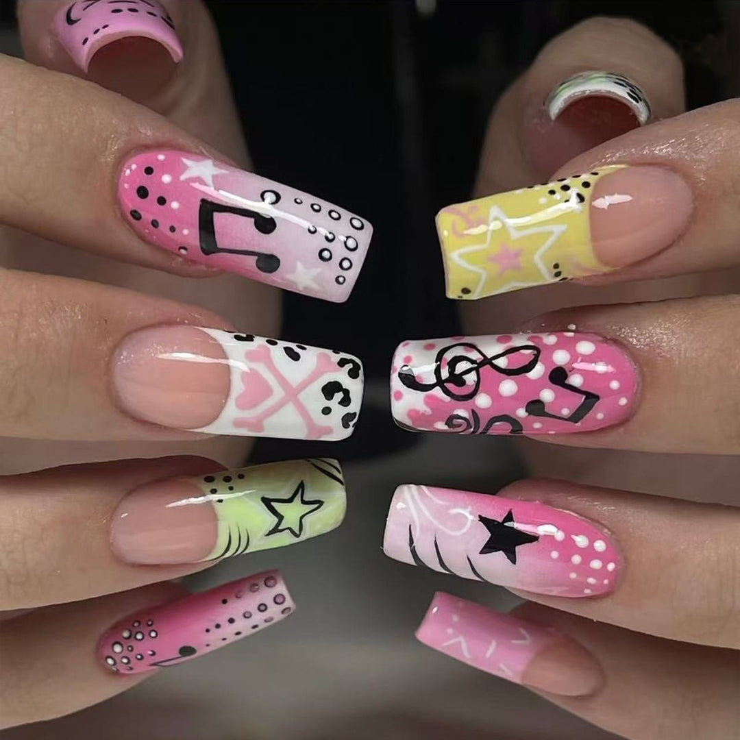 Playful Nail Art Extensions Kalsten
