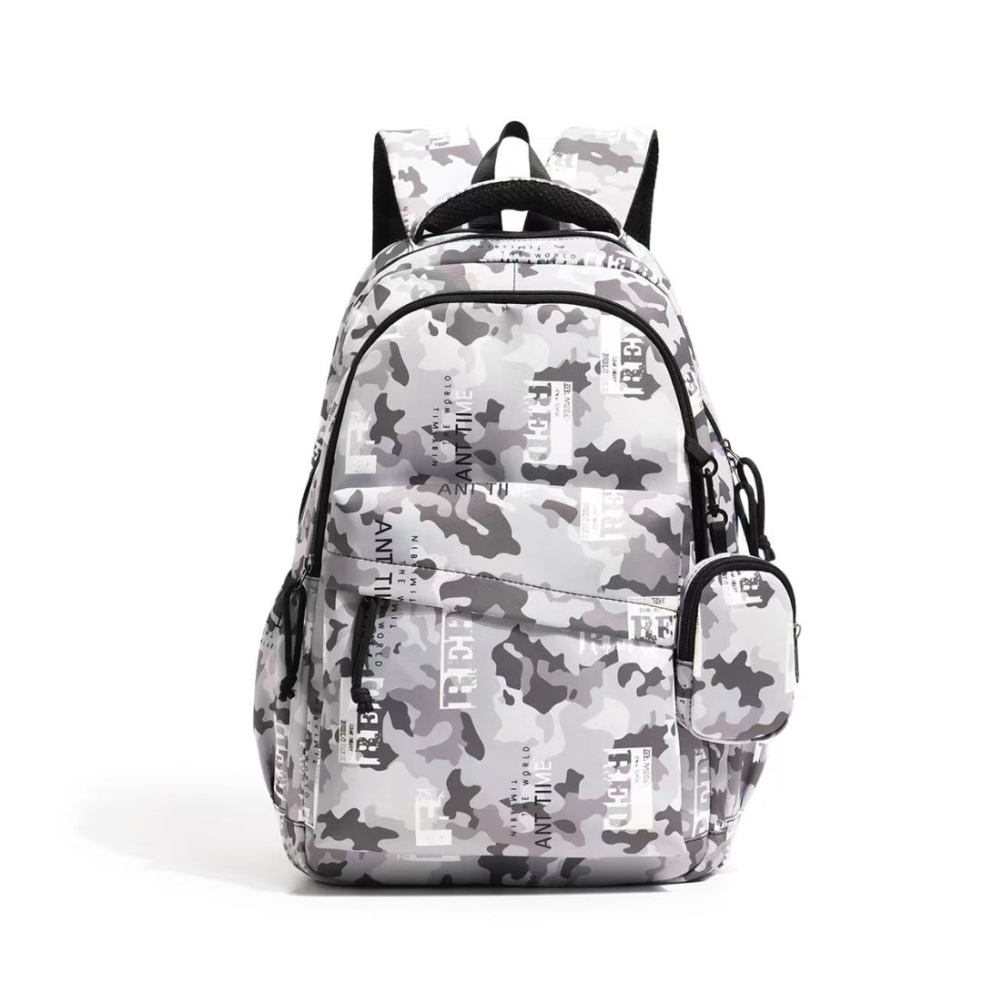 Backpack with Modern Camouflage Design and Functional Pockets Kalsten