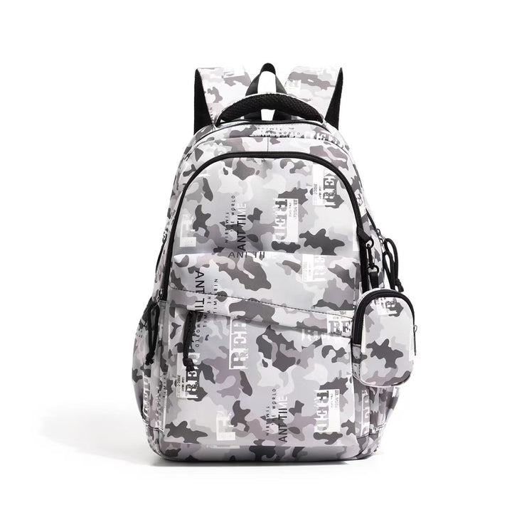 Backpack with Modern Camouflage Design and Functional Pockets Kalsten