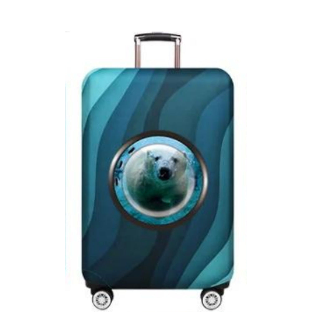 Women's Hard Shell Suitcase with Creative Animal Design Kalsten