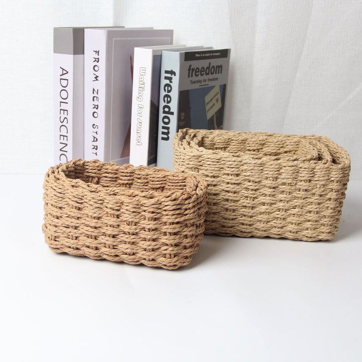 Natural Fiber Storage Basket