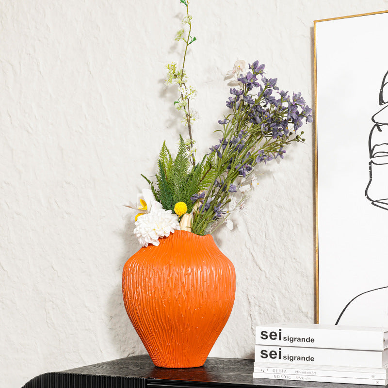 Decorative Textured Ceramic Vase