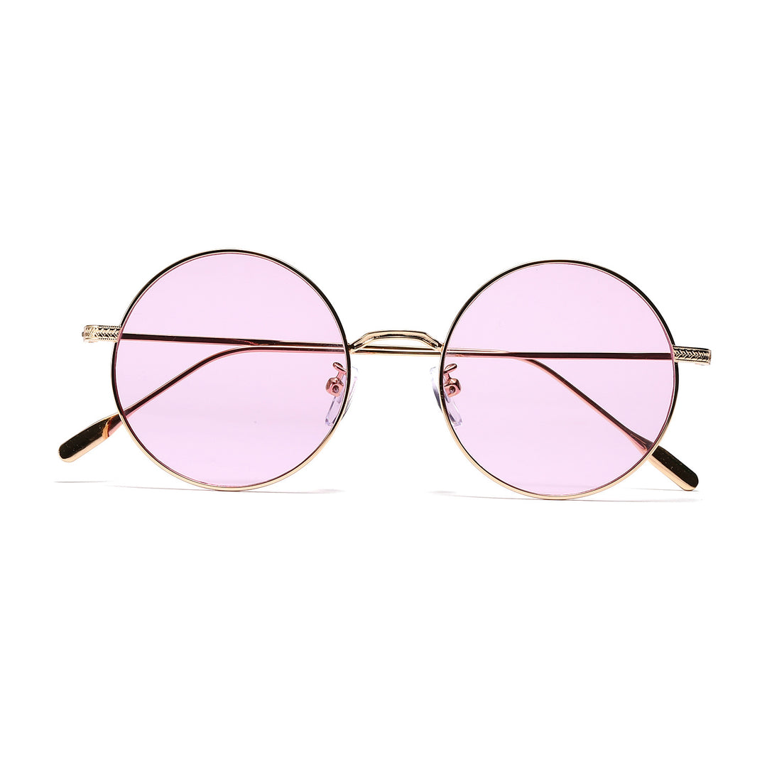 Women round fashionable sunglasses with glamorous frame Kalsten