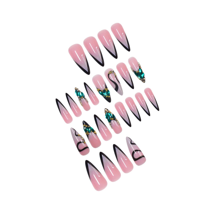 Glamorous Stiletto Nail Extensions Kalsten