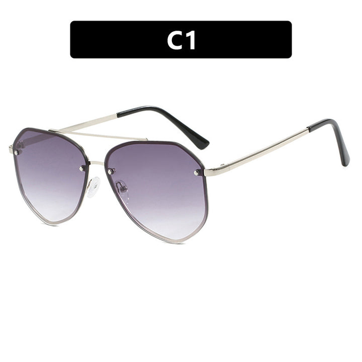 Women's geometric sunglasses with delicate frame Kalsten