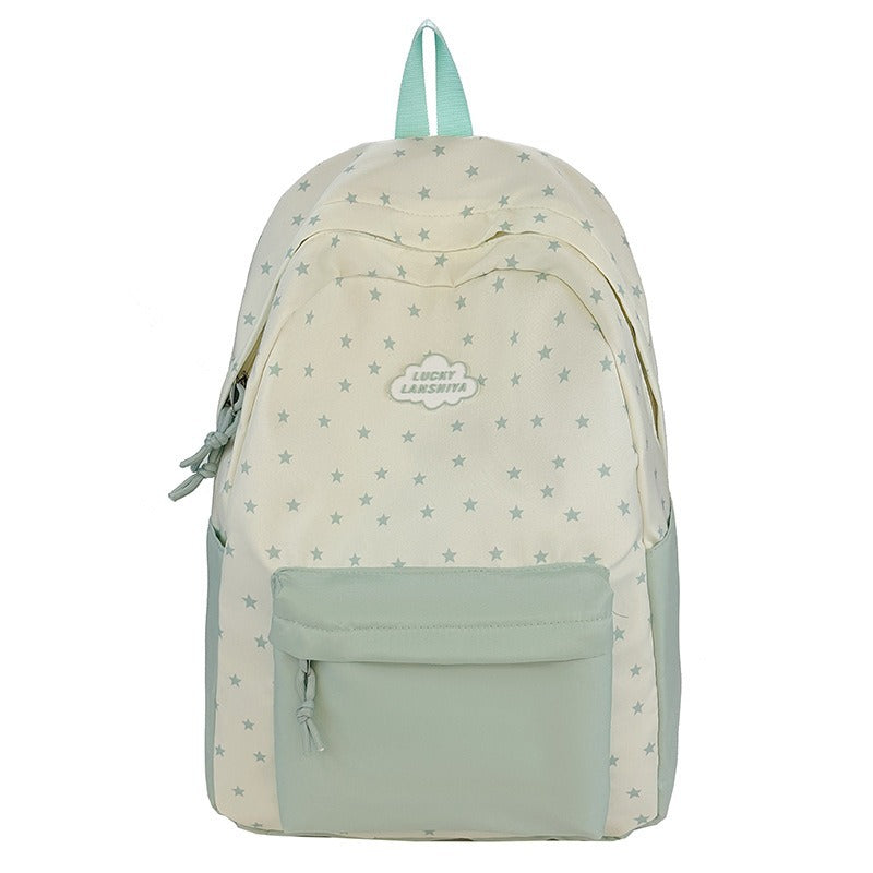 Star Patterned Casual Backpack Kalsten