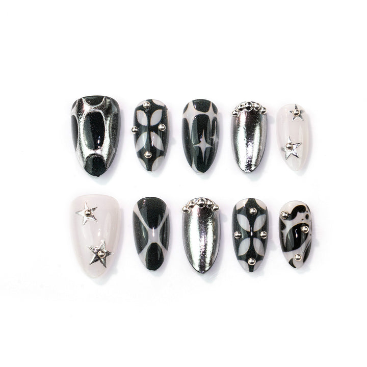 Artistic Graphic Press-On Nail Art Set Kalsten