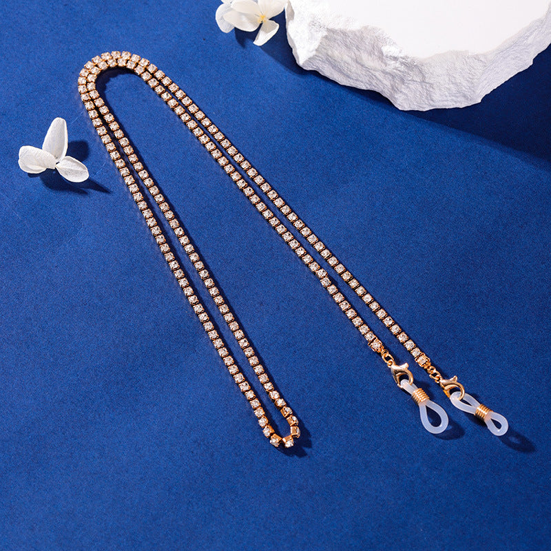 Rhinestone Eyewear Retainer Chain Kalsten