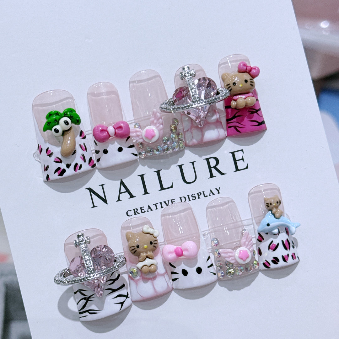 Creative 3D Nail Art Decor Set