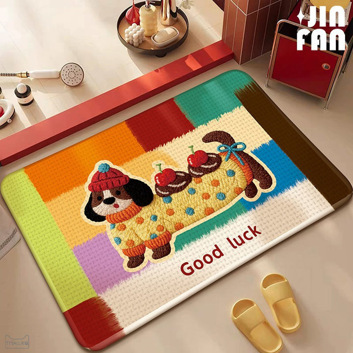 Cute Animal-Themed Indoor Doormat Kalsten