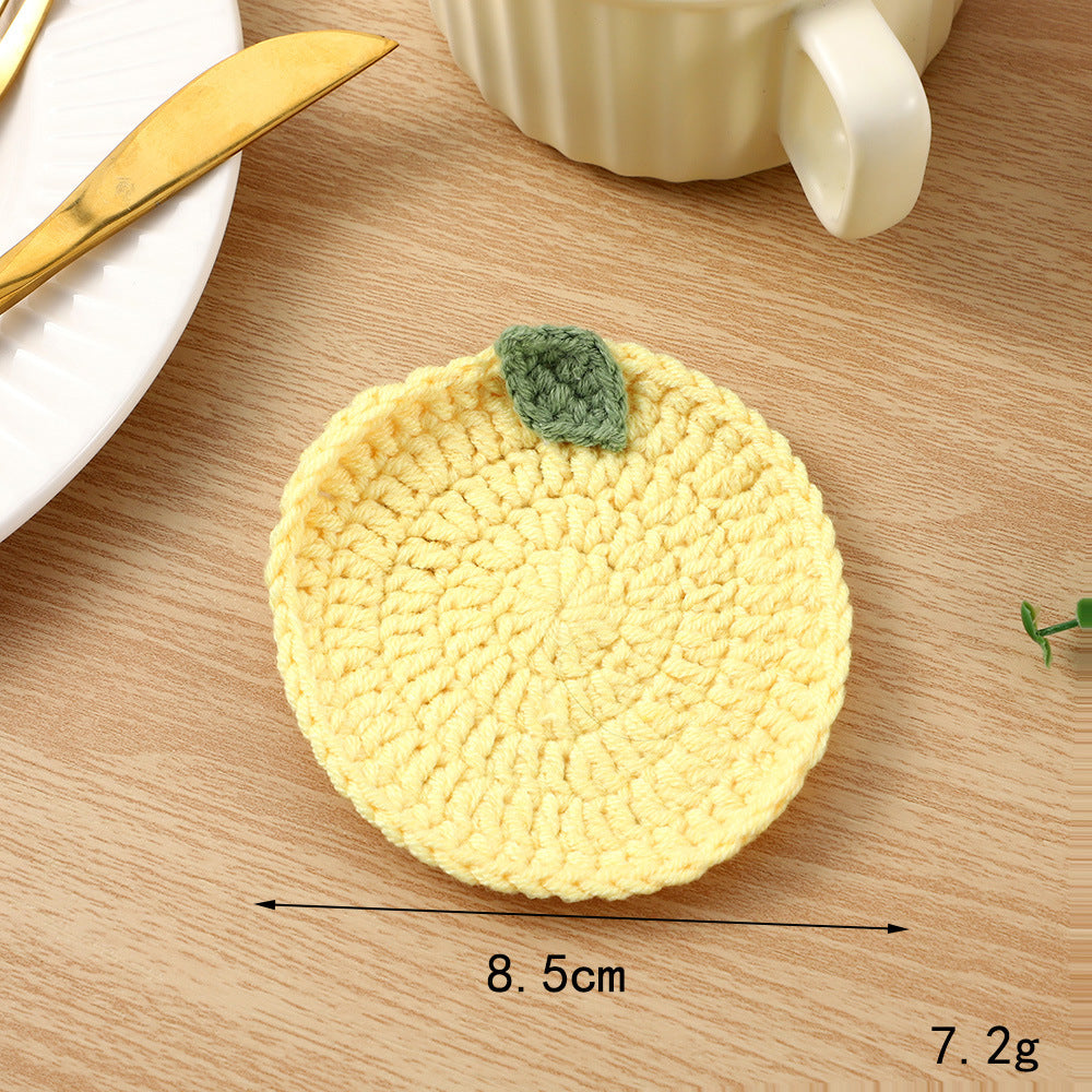 Decorative Crochet Lemon Coaster Kalsten