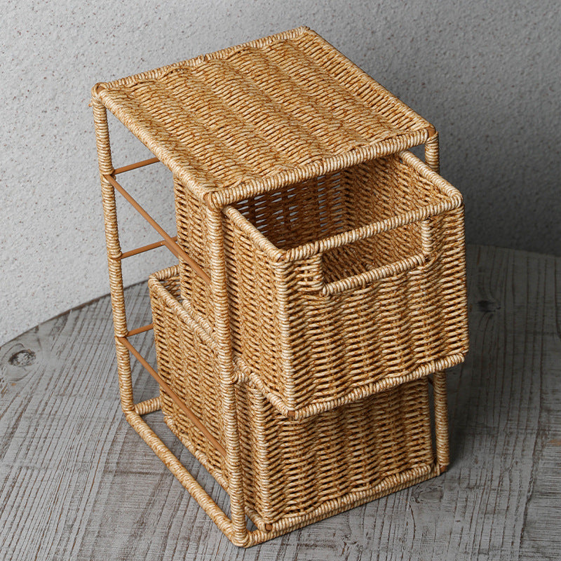 Multi-Tiered Woven Storage Organizer Kalsten