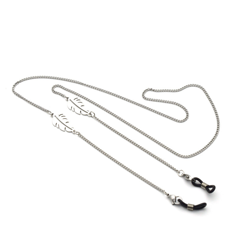 Stylish Geometric Chain Eyewear Holder Kalsten
