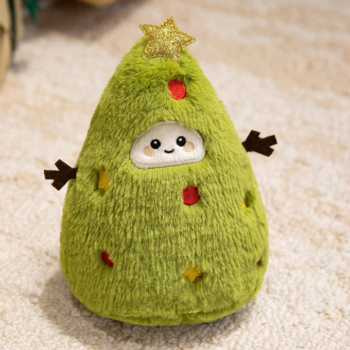 Plush Snowman Holiday Decorative Tabletop Soft Toy with Scarf & Felt Branch Arms Kalsten