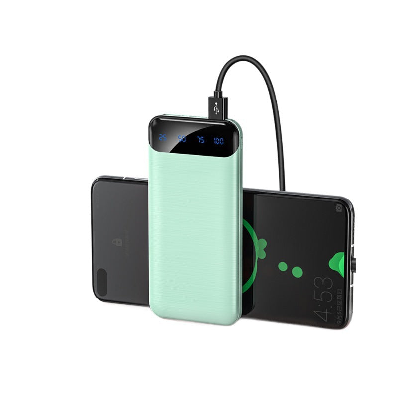 Portable power bank with digital display and multiple connections Kalsten