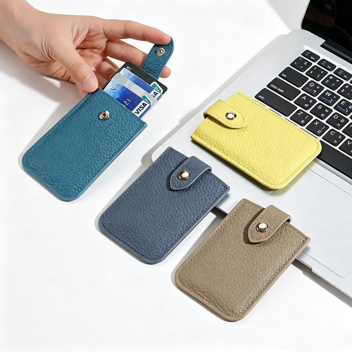 Leather RFID-Blocking Card Holder