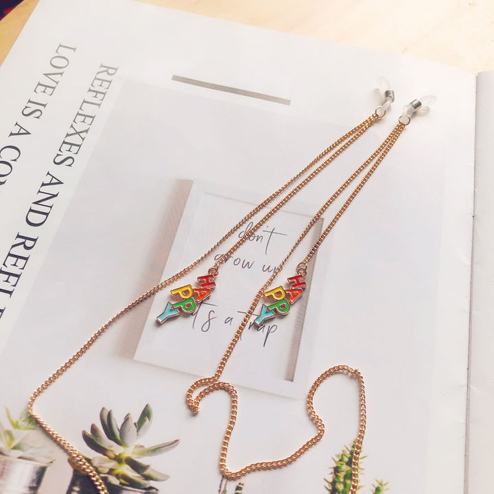 Stylish Dual Charm Eyewear Chain Kalsten