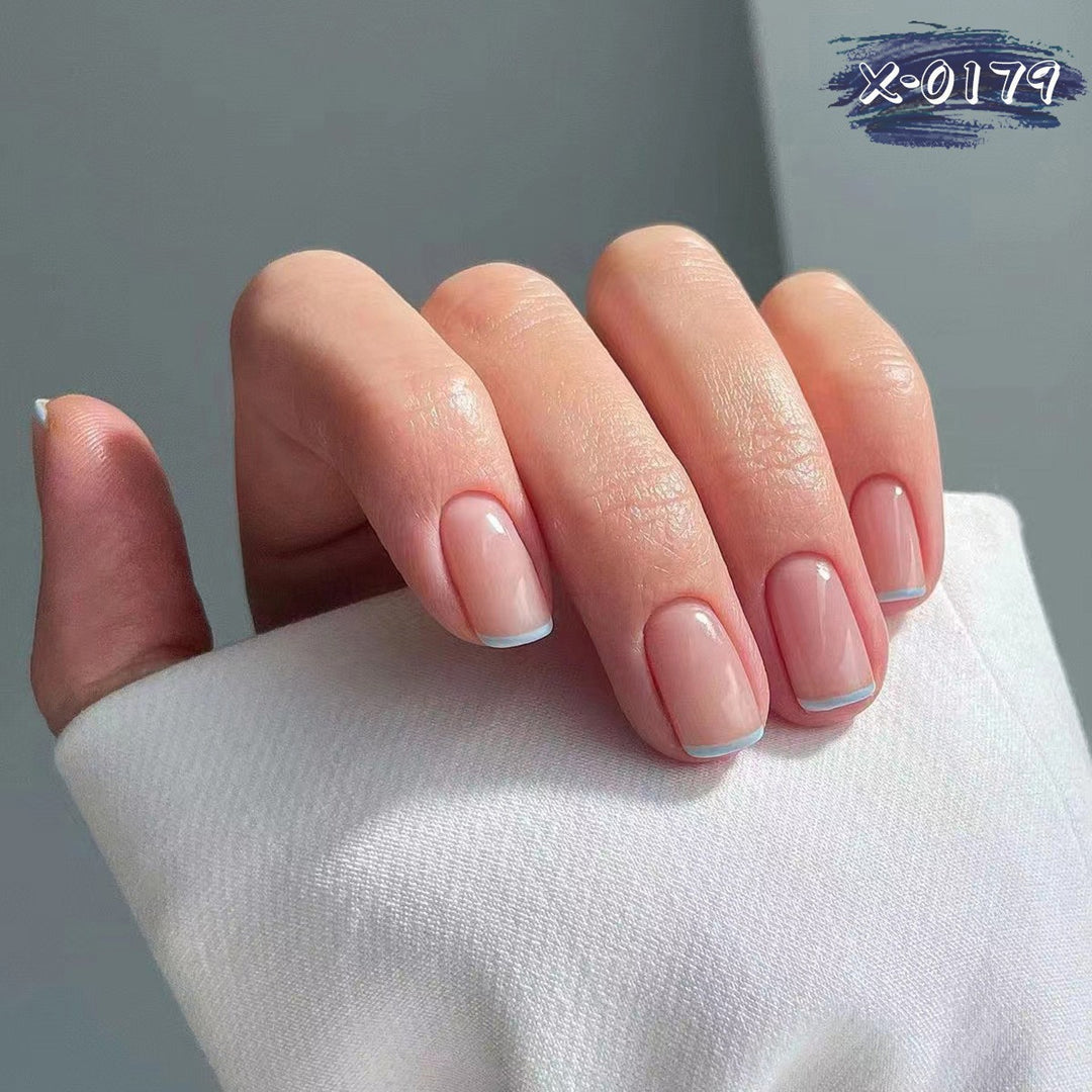 French Tip Gel Nail Art