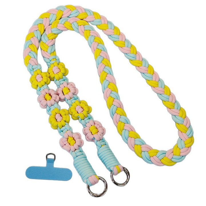 Creative Floral Design Braided Utility Leash Kalsten
