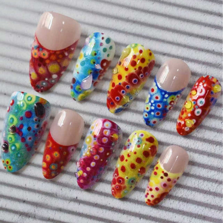Artistic Decorative Nail Extensions Kalsten