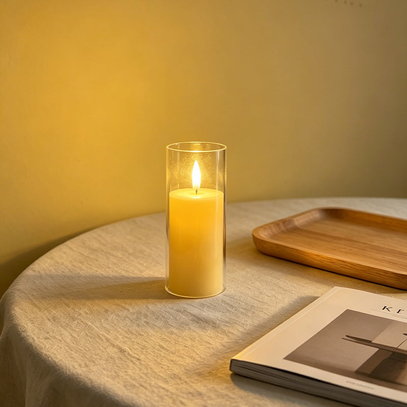 LED Scented Candle with Flame Effect Kalsten