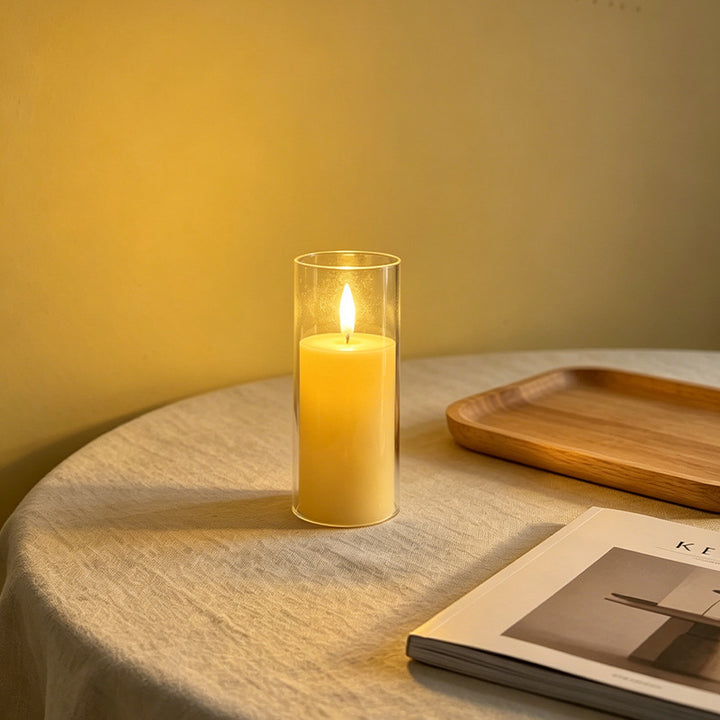 LED Scented Candle with Flame Effect Kalsten