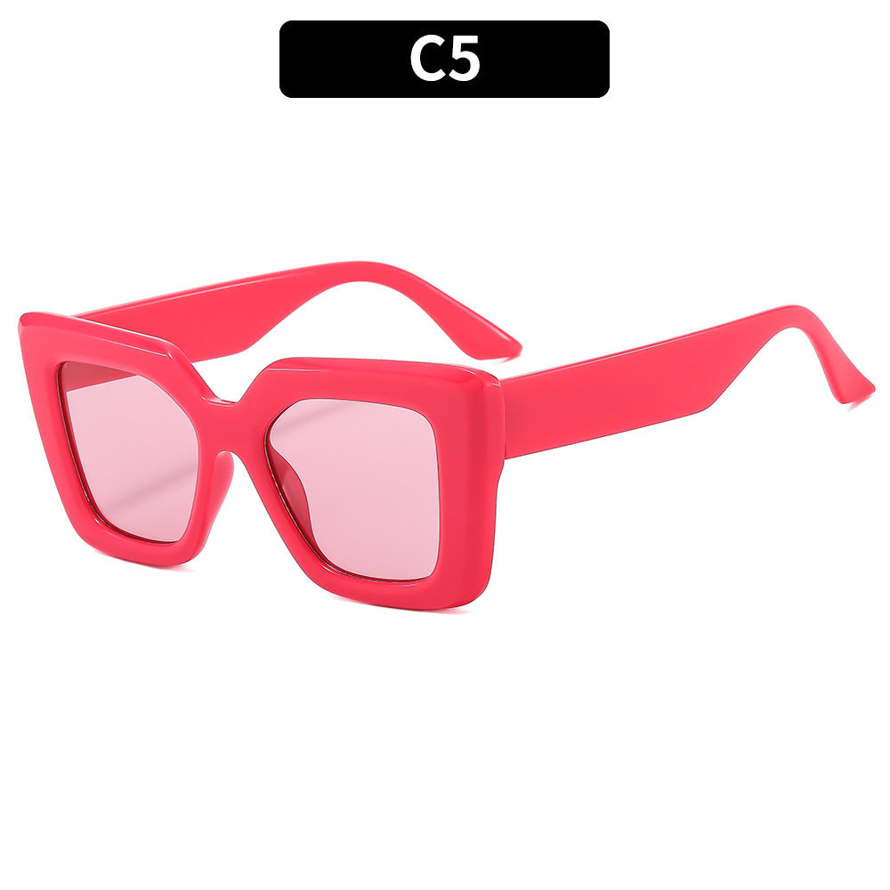 Chic Fashionable Square Frame Sunglasses