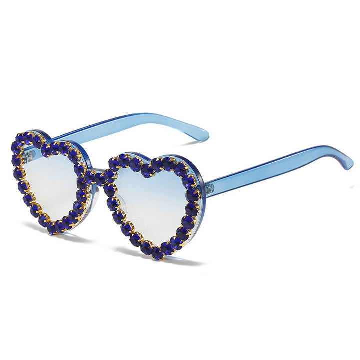 Heart-Shaped Glamorous Sunglasses Kalsten