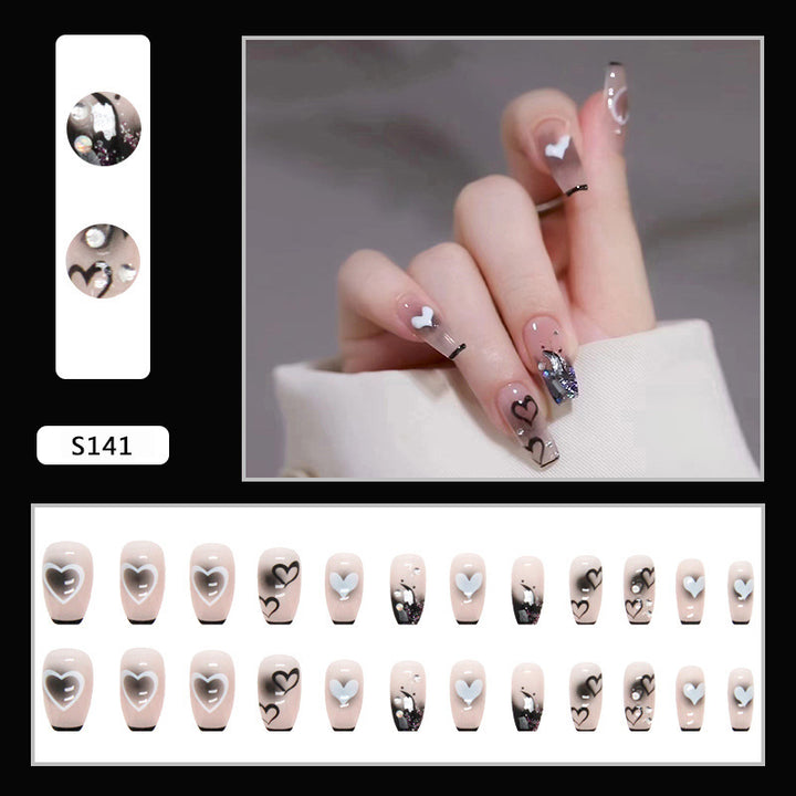 Nail set with creative 3D decorations Kalsten