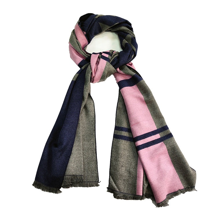 Ladies Elegant and Warm Scarf with Geometric Pattern Kalsten