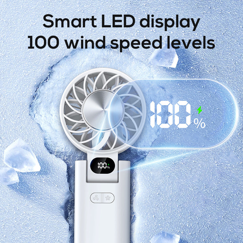 Unisex portable Mini Fan with Digital Display Kalsten