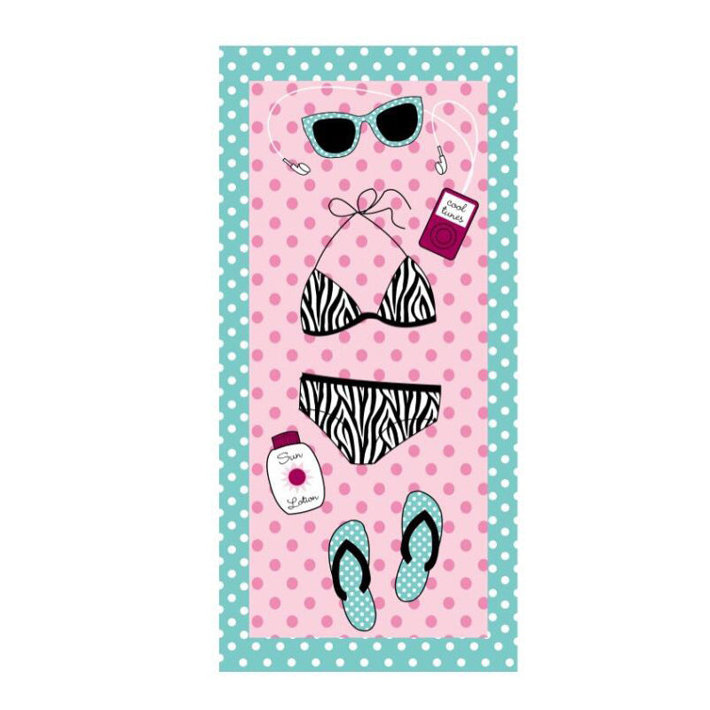 WoTropical Flamingo Beach Towel Kalsten
