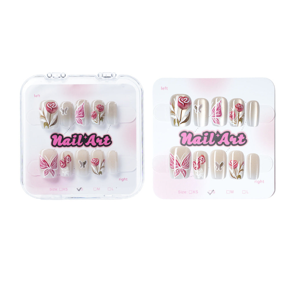 Artistic Floral Nail Tips Kalsten
