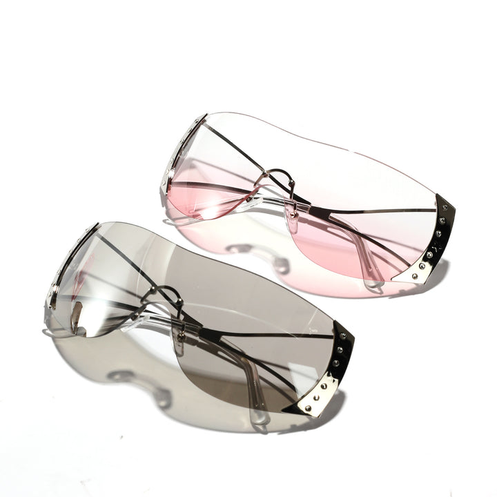 Women futuristic sunglasses with stylish frame and high-grade UV protection Kalsten