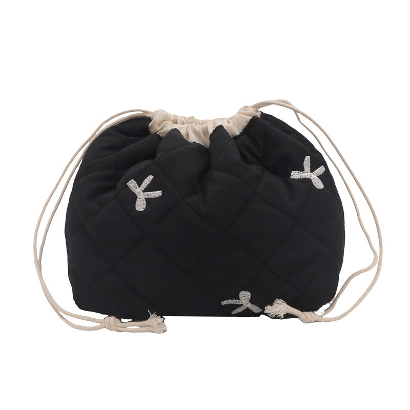 Quilted Drawstring Pouch Kalsten