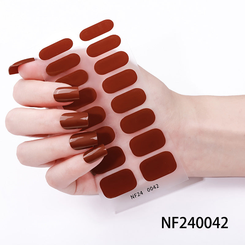Glossy Finish Gel Nail Wraps
