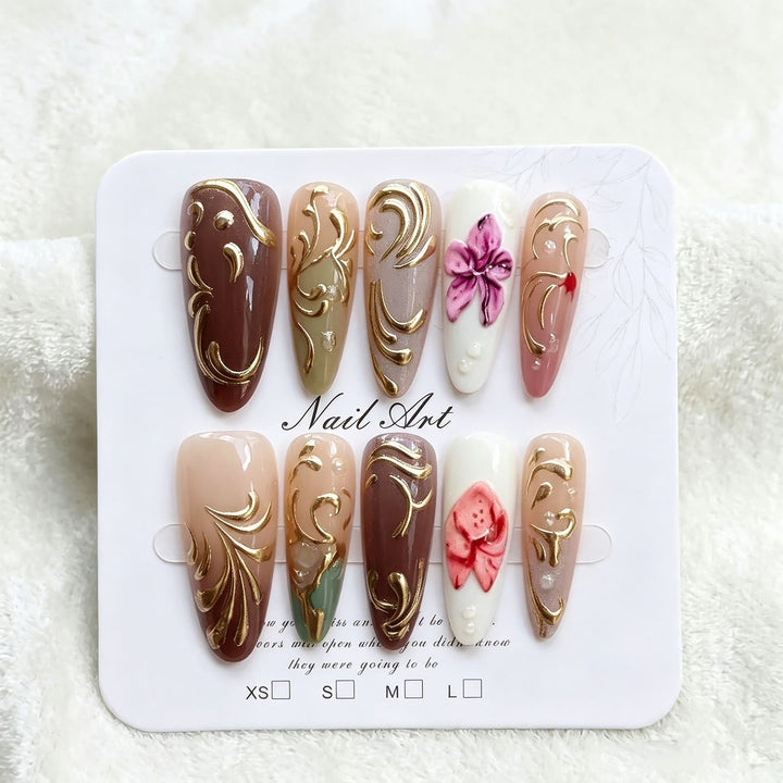 Artistic Gel Nail Design Kalsten