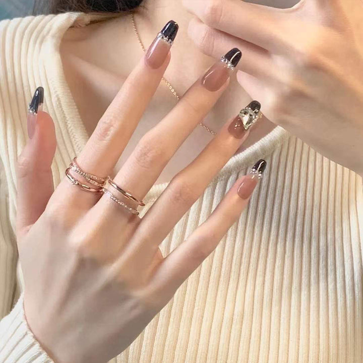 Artificial artificial nails with heart design Kalsten