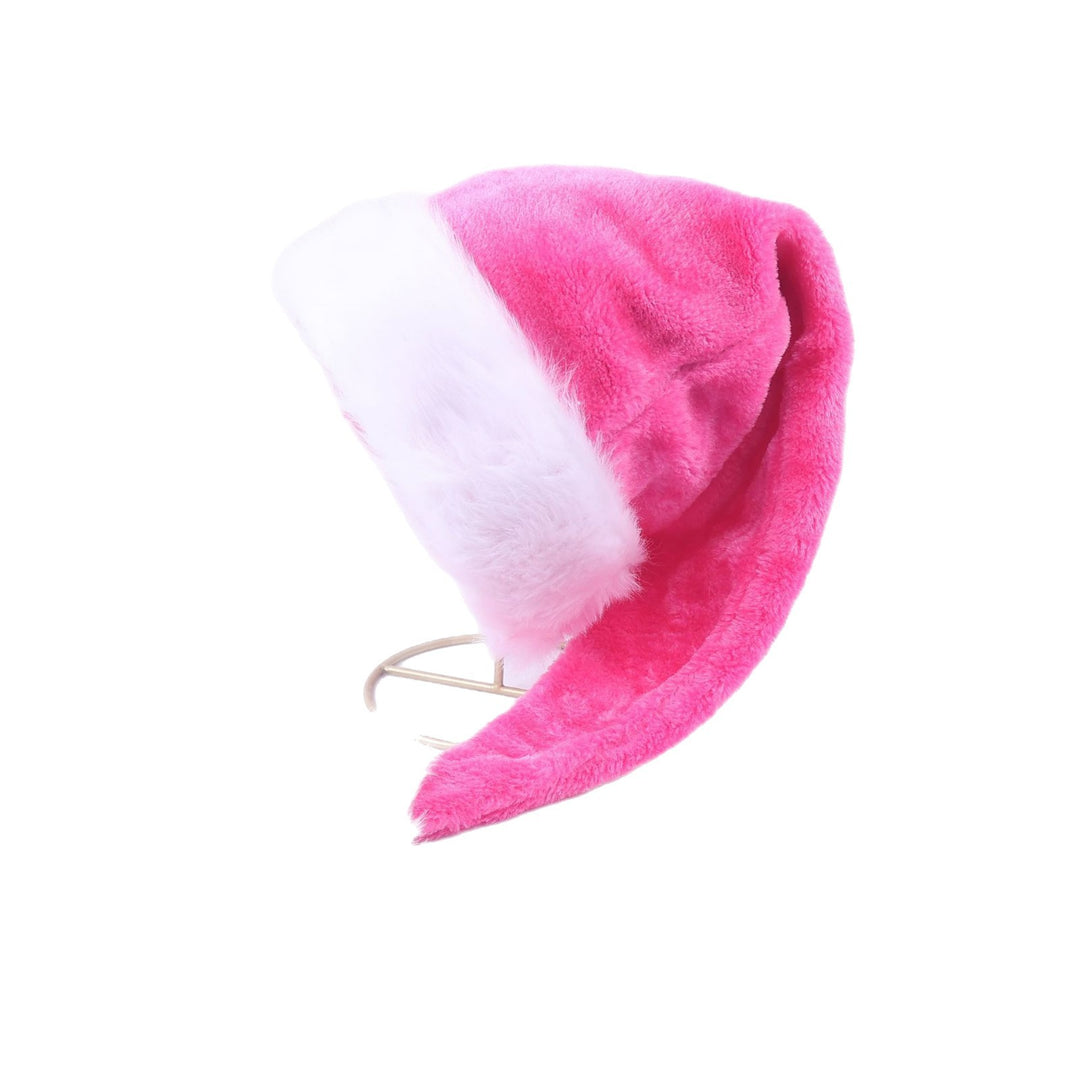 Christmas hat with plush trim
